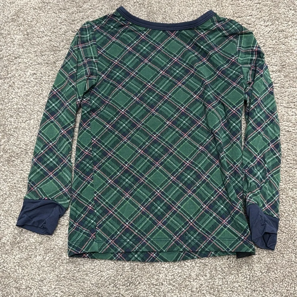 Sweet Bamboo Green Plaid Pajama Set